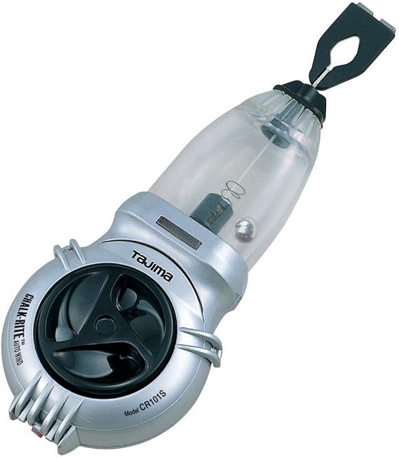 Tajima Chalk Line, Auto Wind Extra Bold | ATB (Alternate Top Bevel), Built for Low RPM Dry-Cut Chop Saws on Mild Steel, PRF-18570CBN