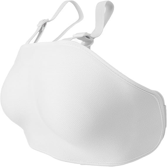 Fencing Chest Guard, FIE Certified Plastic Breast Protector with High Strength, Ergonomic Design for Women Adult Girl Training