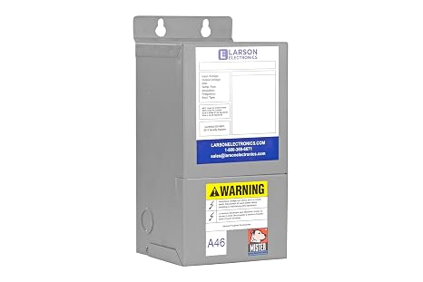 1-Phase Buck/Boost Step-Up Transformer - 208V Primary - 230V Secondary - 18.6, 20.8, 31.25 or 41.67 Amps - 50/60Hz