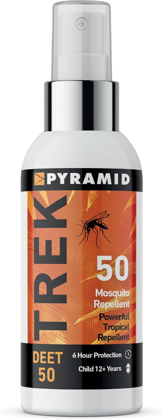 Pyramid Trek 50 Mosquito & Insect Repellent 50% DEET 6 Hrs Protection 60ml