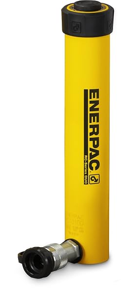 Enerpac RC-106 Single-Acting Alloy Steel Hydraulic Cylinder with 10 Ton Capacity, Single Port, 6.13" Stroke