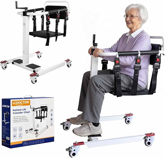 Patient Lift Transfer Chair, Transfer Chairs for Seniors, (C100)