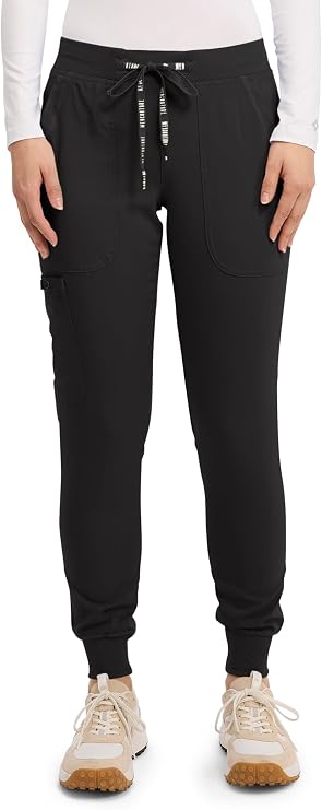 Med Couture Touch Jogger Scrub Pants For Women Nurse Pants with 5 pockets