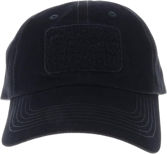 Scipio Neon Knight Tactical Cap STGBK with Loop Surface to Attach Morale Hook Patches - Baseball Cap Pull-Patch Trucker Hat Patch Attach Operator Cap - Black