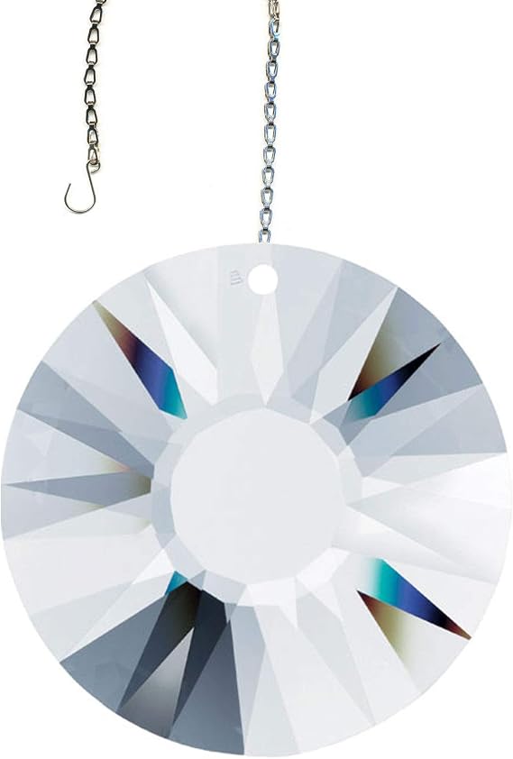 40mm Sun Prism Swarovski Crystal, Hanging Prism Window SunCatcher,Rainbow Maker, Austrian Crystal