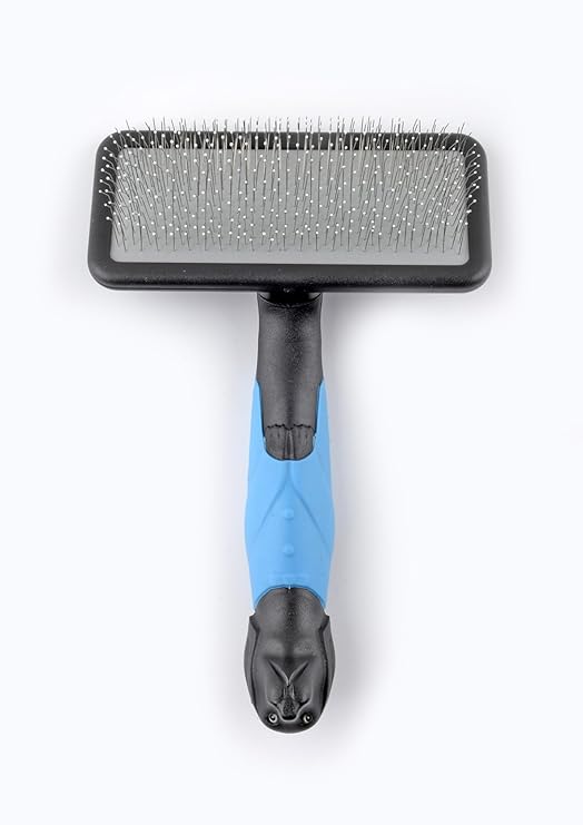 Mr. Slick Medium Slicker Brush, Slicker Brush for Dogs, Dog Brush, Poodle Brush, Dog Brush for Shedding, Dog Grooming, Pet Supplies, Comb Substitute, Dog Products, Brushes for any Grooming Kit