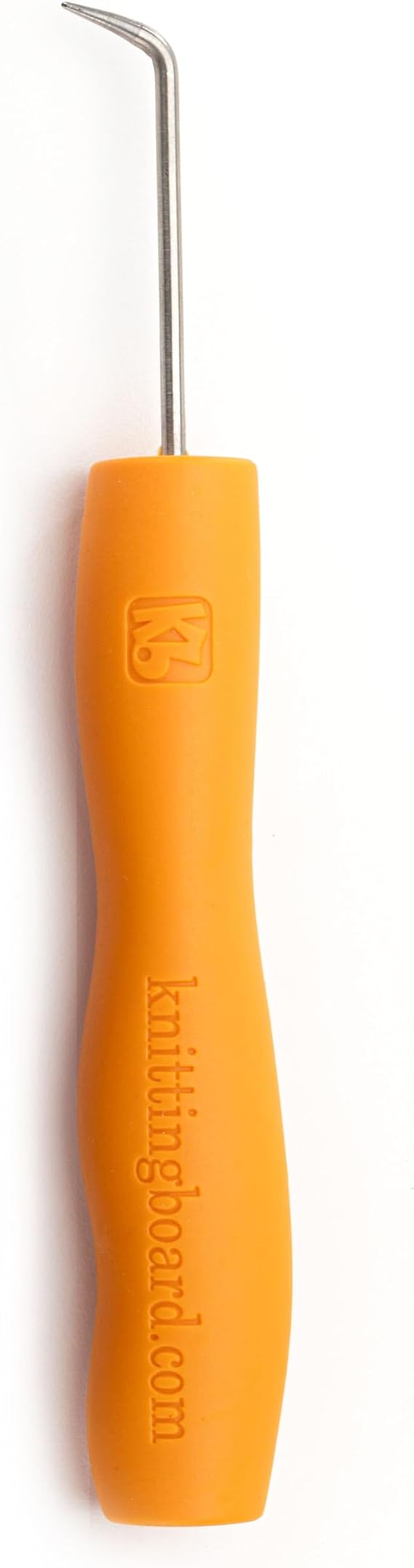 Authentic Knitting Board, Loom Knitting Ergonomic Hook/Tool (1 Pack) Orange Hook