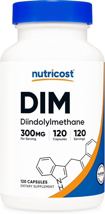 Nutricost DIM Plus BioPerine 300mg, 120 Vegetarian Capsules
