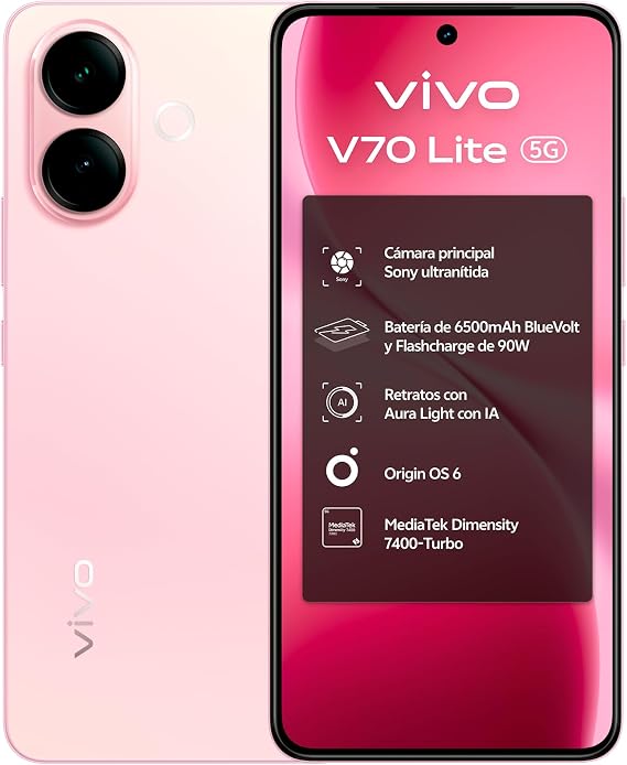 vivo V70 Lite 5G 6GB+128GB Dimensity 7400-Turbo Camera 50MP 6500mAh IP65 [Energy Class B]