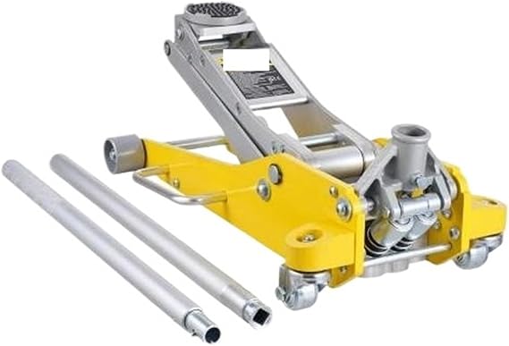 Portable Hydraulic Jack, 3T/2T Floor Jack Aluminum Hydraulic Racing Floor Jack Hydraulic Car Jack with Dual Piston Quick Lift Pump for Auto Repaire