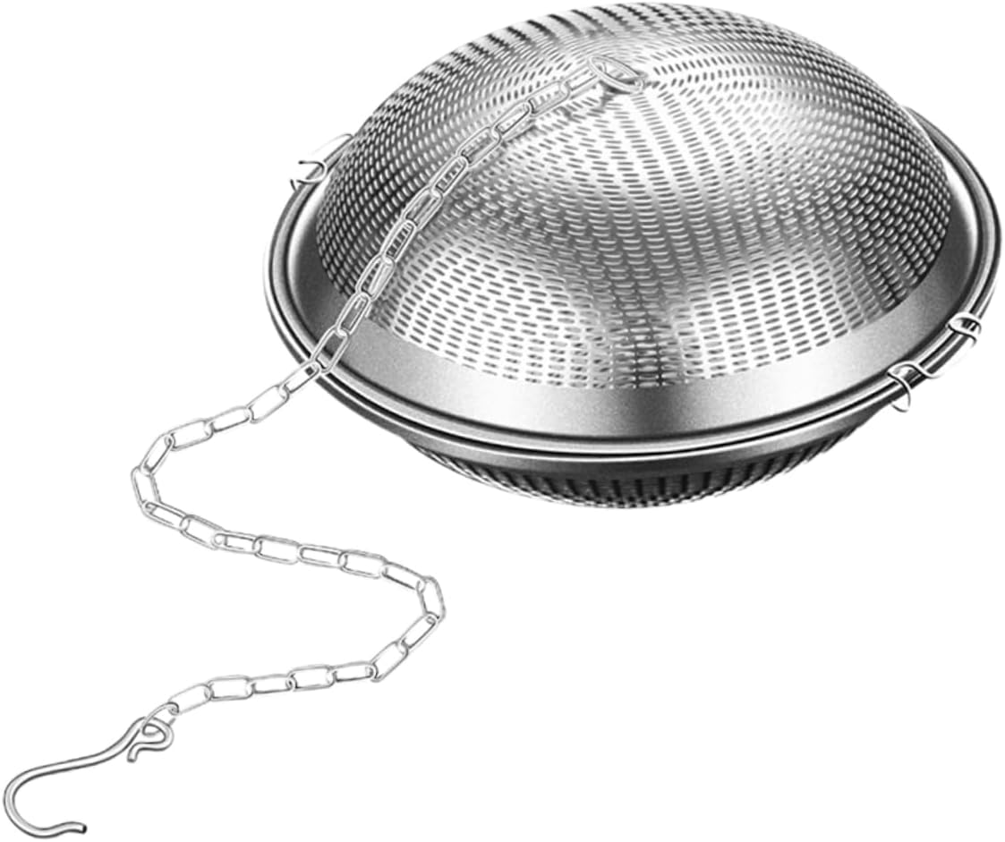 Stainless Steel Spice Infuser Reusable Seasoning Filter for Tea Cooking Mesh Strainer for Soup Brine Loose Leaves Efficient and Practical Kitchen Tool