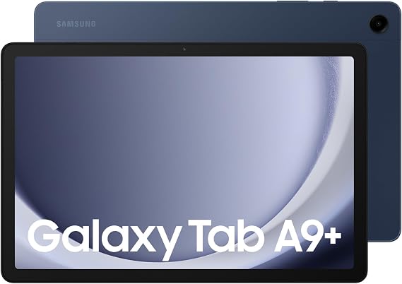 Samsung Galaxy Tab A9+ Android Tablet, 128GB Storage, 8GB RAM, Large Display, 3D Sound, Silver, (UK Version)