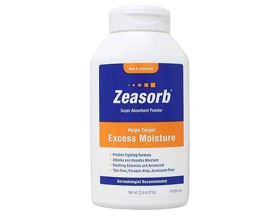 Zeasorb Prevention Super Absorbent Powder, Foot Care, 2.5-Ounce Bottle