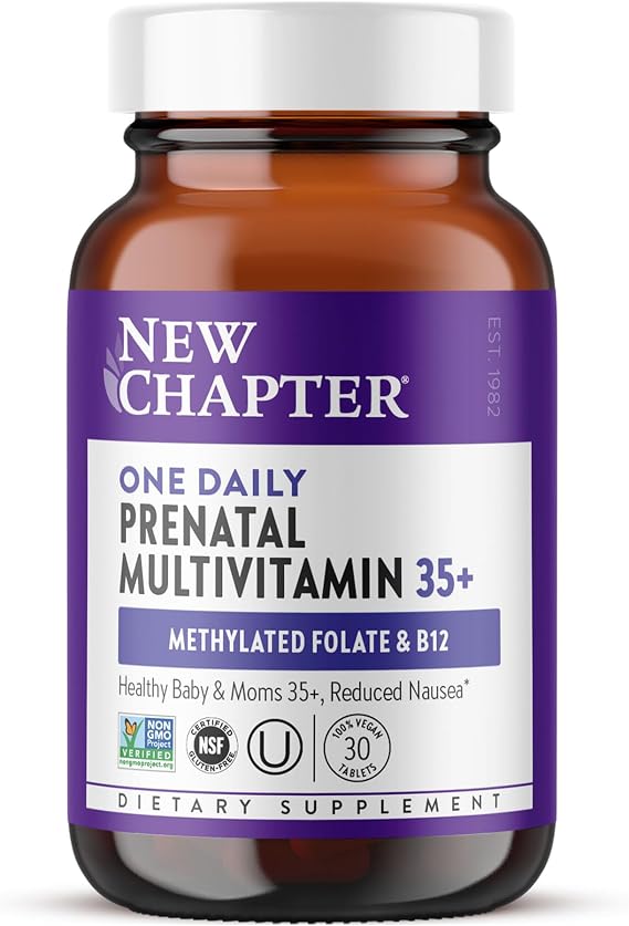 New Chapter One Daily Prenatal Multivitamin 35+, 30 Count