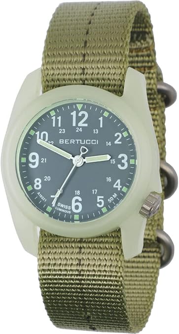 BERTUCCI DX3 Plus Watch | Vintage Drab/White/Super Luminous
