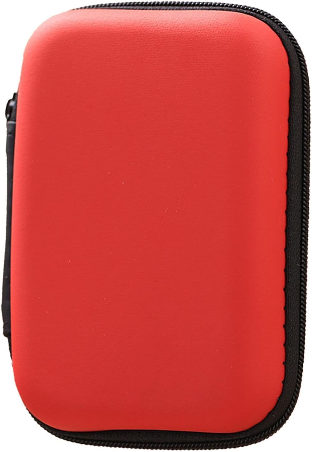 Electronics Organiser Waterproof Storage Bag for Electronics Accessories Portable Travel Organizer Bag for Cables Chargers Hard Drive Power Bank Playing Cards Black