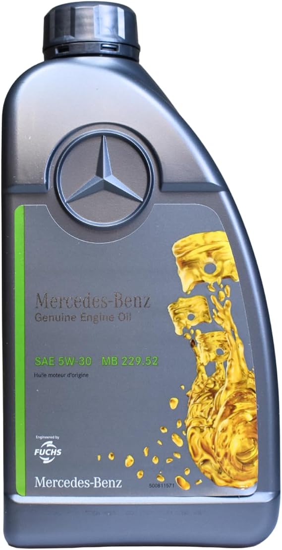 Mercedes Benz 5W30 Synthetic Oil 229.52-1 case of 6 quarts