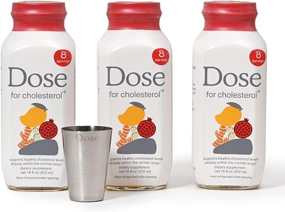 for Cholesterol Supplements, 16oz Bottle, 3 Pack