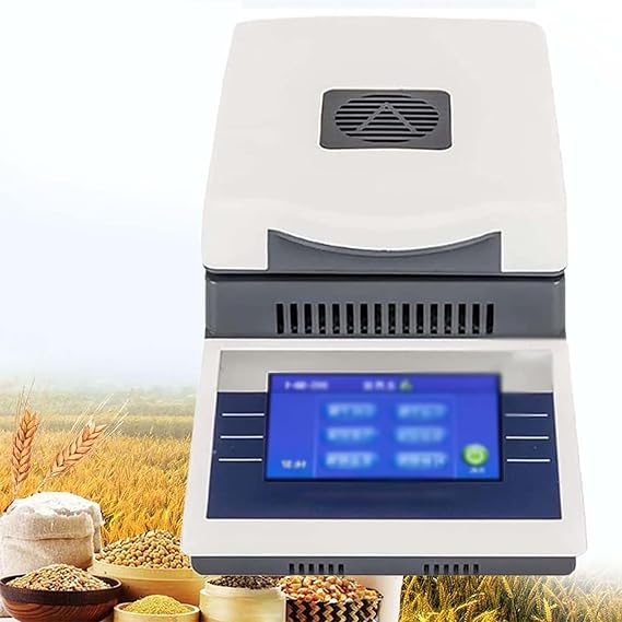 Electronic Moisture Analyzer with Dual Drying Modes LCD Display for Accurate Powder Herb and Tea Testing