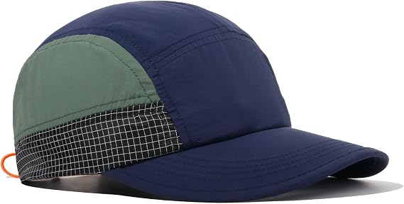 Clakllie Quick Dry 5 Panel Cap for Men Women Lightweight Baseball Cap Waterproof Hiking Cap UPF 50+ Outdoor Sports Cap