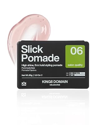 Slick Pomade | Mens Hair Pomade | Medium to Strong Hold Shine | Smooth & Sleek Finish | 3oz Professional Grade