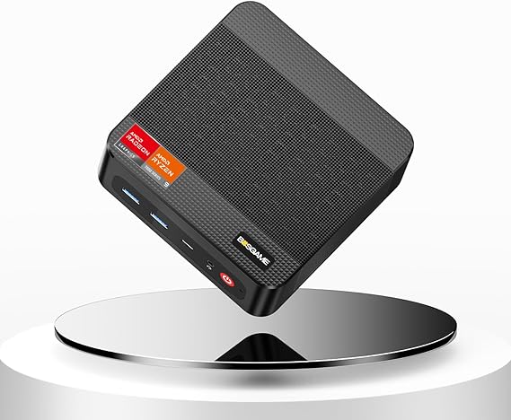 BOSGAME P3PRO Gaming Mini PC Ryzen 9 7940HS (8C/16T,Max 5.2GHz), 16GB DDR5 1TB NVMe SSD Mini Desktop PC, Dual LAN, Triple Display, Wi-Fi 6E&BT5.2
