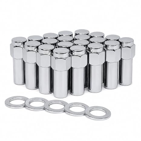 Cragar SST Mag Lug Nut 12mmx1.5 with Center Washer Set of 20 Pcs