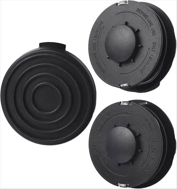 Spool Line & Spool Cover Replacement Parts for ALDI Gardenline Grass Trimmer for King for Top Craft, Trimmer Line Refills Spool Cover Grass Trimmer Accessories