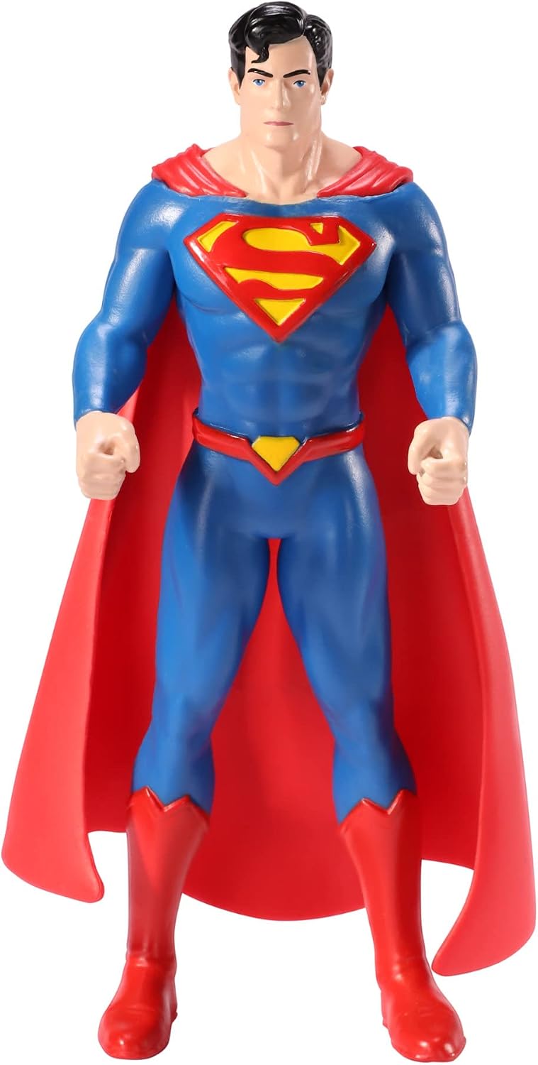 Superman Mini Bendy Fig - 5.5in 14cm Noble Toys Miniature Bendable Figure Posable Doll Figures