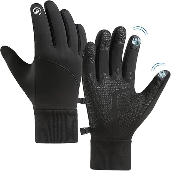 Winter Warm Gloves, Windproof Water-Resistant Thermal Gloves