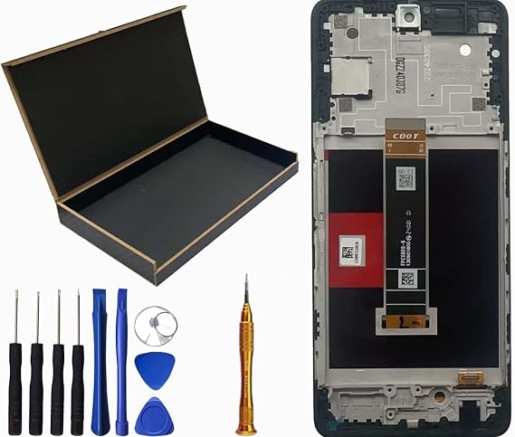 LCD Screen Display Touch Digitizer Assembly Frame Replacement for TCL 50 Pro NxtPaper LCD Screen T803E T803D 6.8"