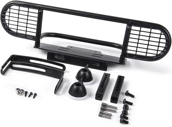 RC Accessories For Axial For Defender For TRX-4 For SCX10 II D90 90046 1/10 Metal For Camel Trophy Front Bumper RC Crawler Car Truck Model Upgrade Part