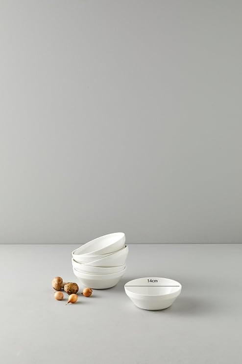 Be Original Pera 14 cm 6’lı Çorba Kasesi | Premium Porselen | Toksinsiz & Doğal