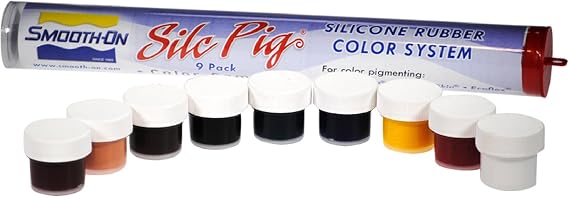 Smooth-On Silc Pig Color Pigments for Silicone, 9-Pack Sampler