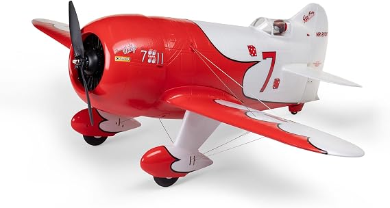 E-flite RC Airplane Gee Bee R-2 1.0m BNF Basic Transmitter, Battery and Charger NOT Included with AS3X and Safe Select, EFL020550