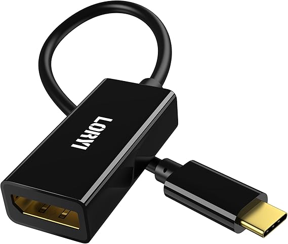 USB C to Displayport Adapter 4K@60Hz, USB Type C to Display Port Cable Converter Compatible with Thunderbolt 3/4, iPhone 15 Pro Max, MacBook Pro, Dell XPS, S23/S24 and More