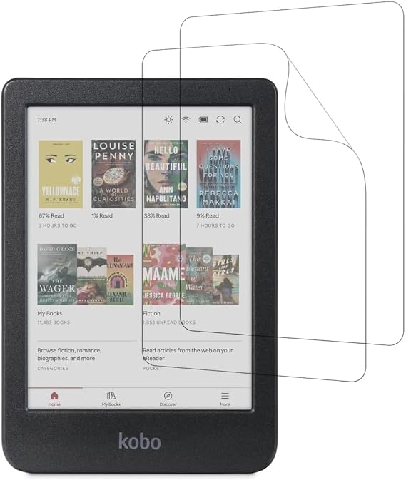 (3 Pack Screen Protector for Kobo Clara Colour/Clara BW/Clara 2E eReader 6" Anti-Glare/Clara Colour/Clara BW/Clara 2E / Screen Protectors