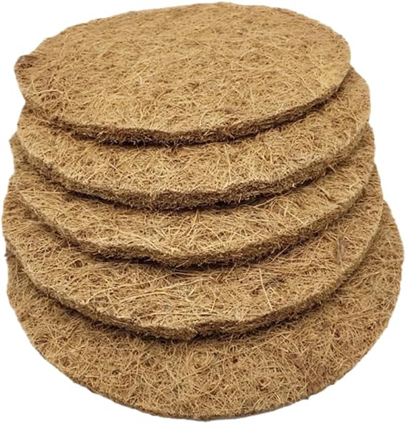 BESPORTBLE 15Pcs Pigeon Egg Nest Pad Coconut Fiber for Bird Egg Protection | Khaki Color, Practical Use for Pigeon and Bird Eggs, Suitable for Egg Factory and Pet Shop Display