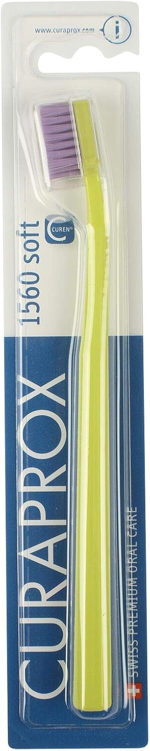 Curaprox Toothbrush CS 1560 Soft - Hand toothbrush for adults 1560 Soft CUREN bristles - random color