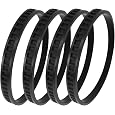 4 Pack 650721 00 Bandsaw Rubber Tires Replacement for Dewalt Portaband Rubber Wheels DW329 Type 2, Replace A02807, 5140020-79, 65072100, 514002079, Black Upgrade by GruDawu