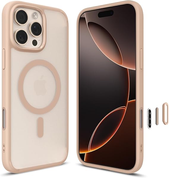 Spigen Ultra Hybrid T MagFit Case for iPhone 16 Pro Max Frost Rose Titanium