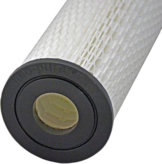 Neo-Pure PS-27200-30 20-Inch Standard Efficiency Pleated Water Filter Cartridge, 30 Micron Rating, Polyester Media, for Sediment Filtration Case of 25