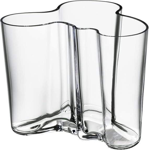 Iittala Alvar Aalto 120mm Clear Vase