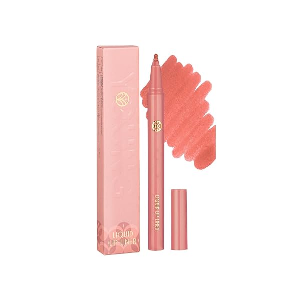 Liner Lip Pen Liquid Lip Liner lipliners Lip Gloss Long-Lasting Soft Smooth Lips Makeup (03, One Size)