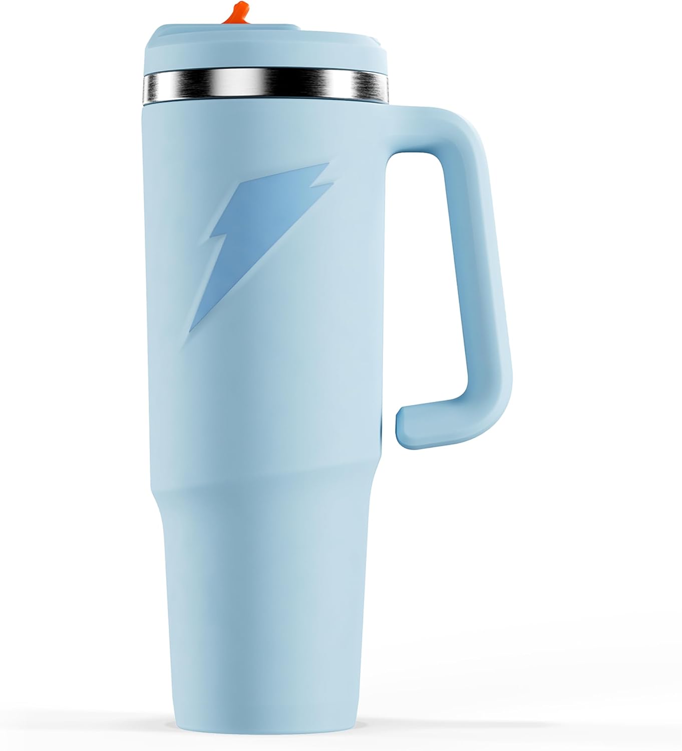 Gatorade Crossover Stainless Steel Drinking Bottle, Light Blue, Double Wall Insulation, 30 fl oz