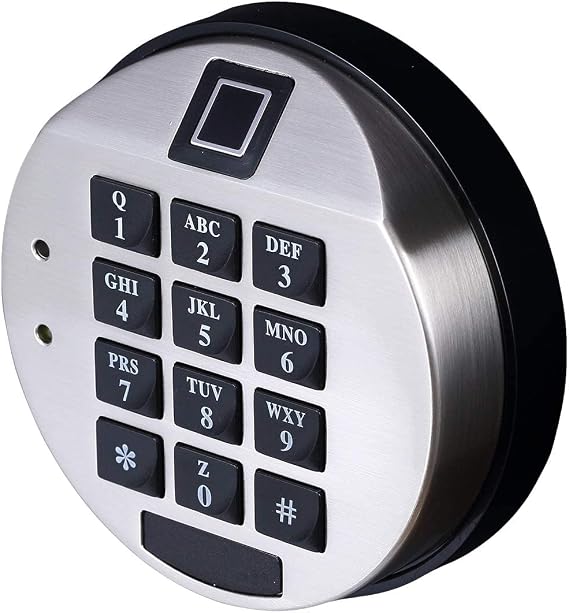 Electronic Biometric Gun Safe with Stainless Steel Chrome Finish Keypad Lock | Electronic Biometric, Fingerprint Reader, Fingerprint Recognition, Quick Access Opening