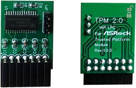 Professional TPM2.0 Security Module LPC 14 Pin As Rock Rack Motherboards Card for As Rock TPM2-SLI-S-SPI Platform Replacement Part
