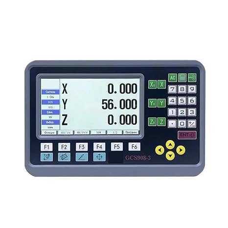 2 Axis LCD DRO SET / 3 Axis LCD DRO SET Digital Readout 19 Language For CNC Lathe Milling And Linear Scale Encoder Ruler for Lathe Drill Machine(3 AXIS LCD DRO SET)