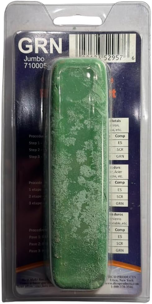 Dico Green Rouge (Grn-J) Buffing Compound, Jumbo Size - 7100051