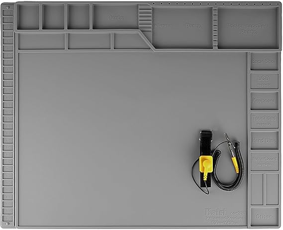 Kaisi Large Soldering Mat,Silicone Solder Mat,Magnetic Work Mats